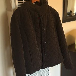 🐻Calvin Klein brown quilted jacket
